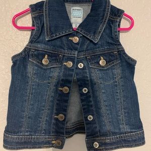 OLD NAVY GIRLS 4T DENIM VEST